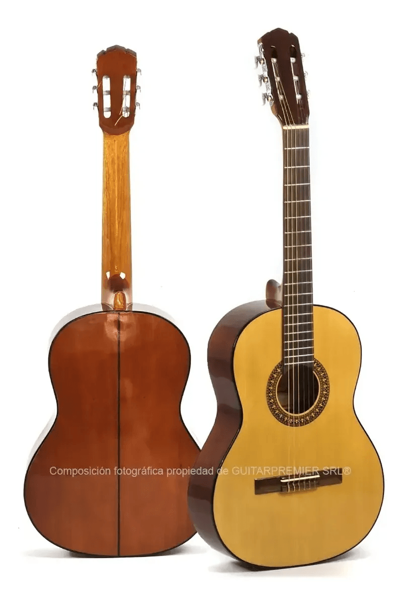 Guitarra Criolla Gracia M9 Abeto Caoba Nogal + Funda + Pua
