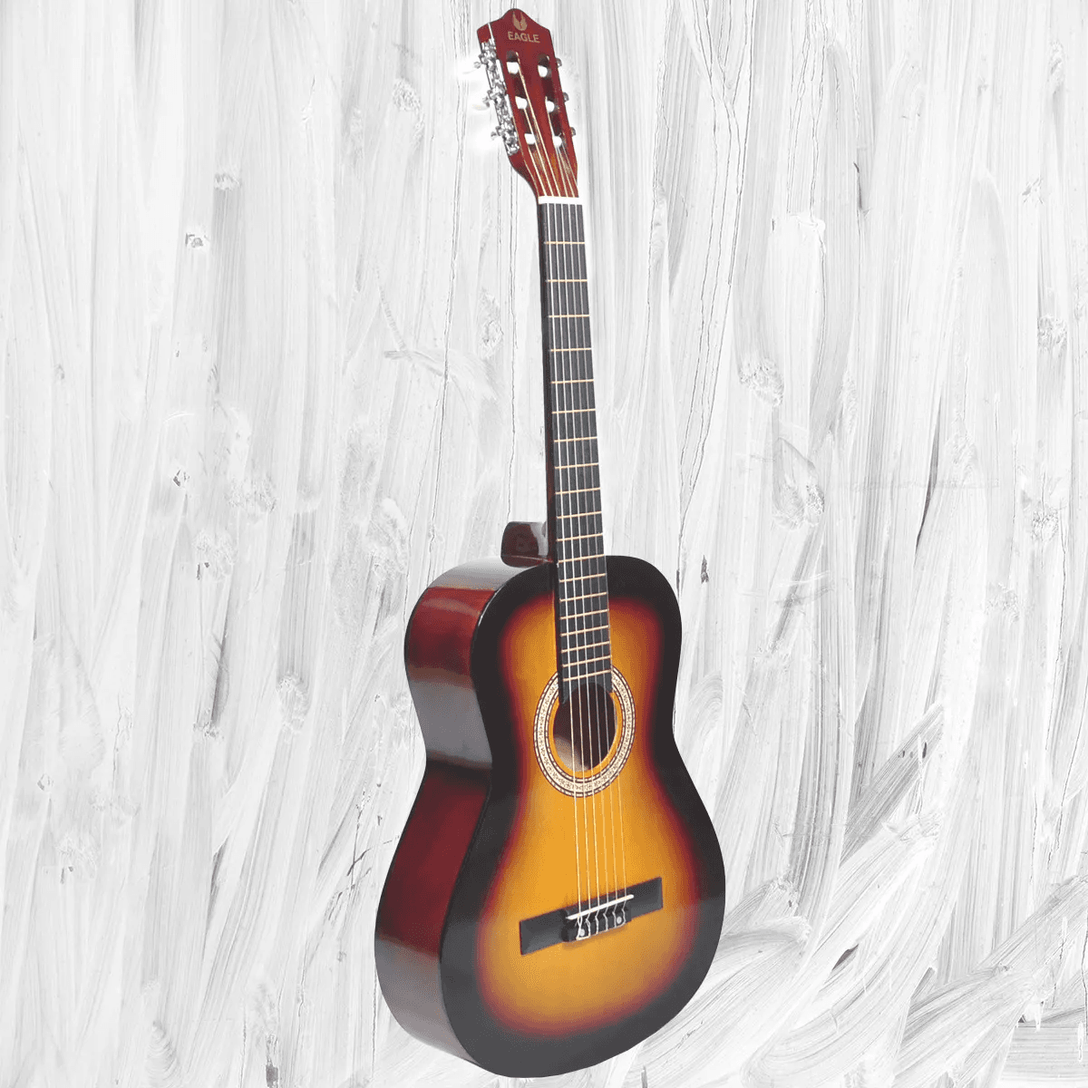 Guitarra Criolla Clasica Eagle 39 Funda Pua Curso Garantia